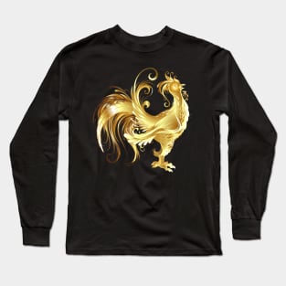 gold rooster Long Sleeve T-Shirt